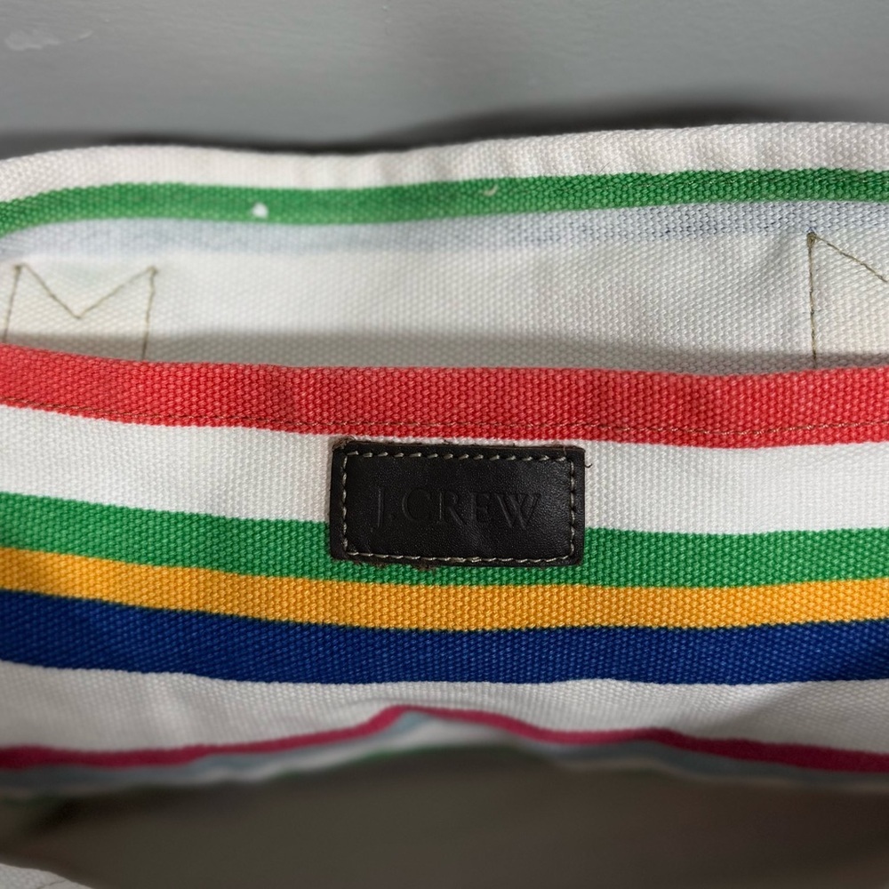 J. Crew Multicolor Striped Tote Bag - Picture 4 of 9